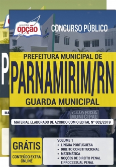 Concurso Prefeitura de Parnamirim 2019-GUARDA MUNICIPAL